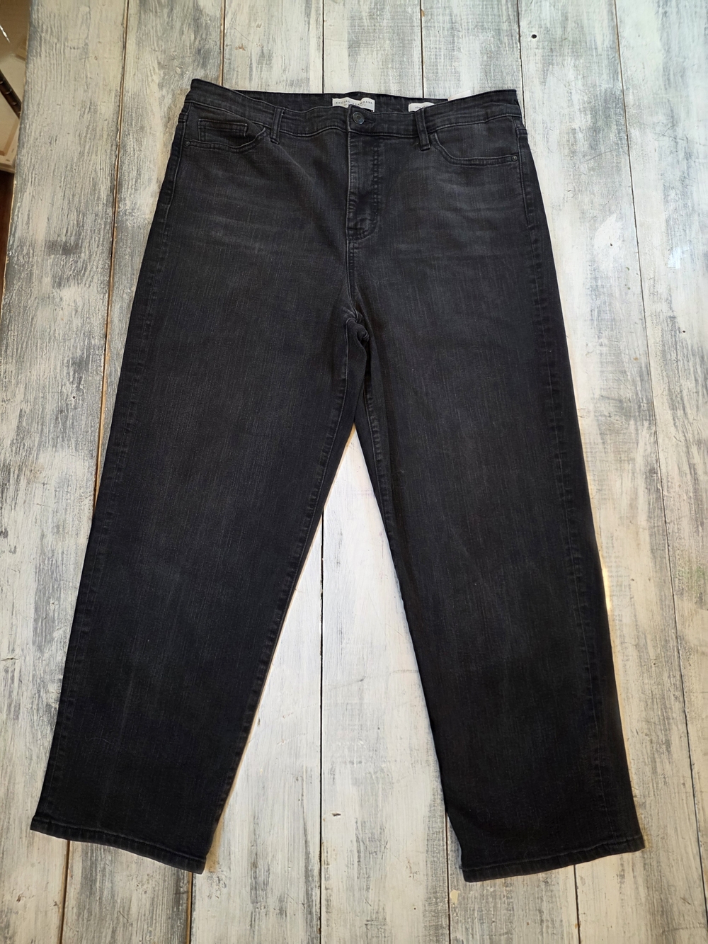 Social Standard By Sanctuary Women's SlimStraight-Leg Black Jeans Sz 16/33